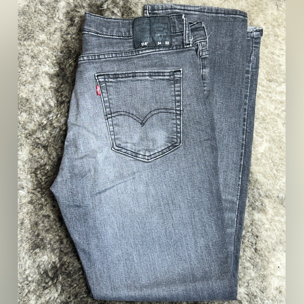 Grey Levi's 514 sz 34 x 32